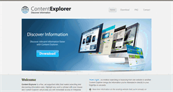 Desktop Screenshot of contentexplorer.net